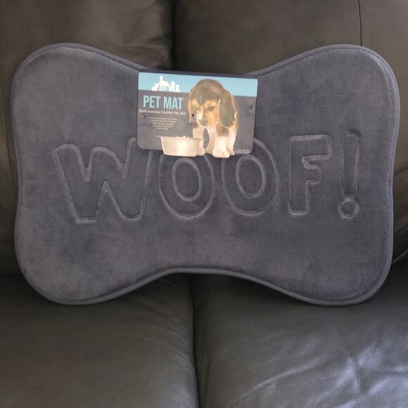 1616 Holdings, Inc. Other - Woof Gray Multi-purpose Comfort Pet Mat
